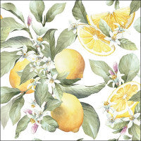 Ambiente - Limoni - Katoenen tafelloper - Citroenen
