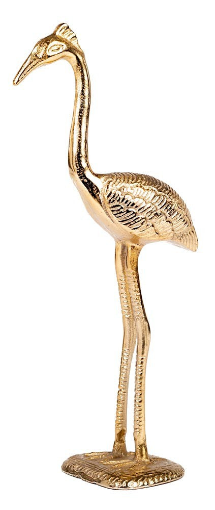 Deco Kraanvogel Indy Goud 14x11x47 cm