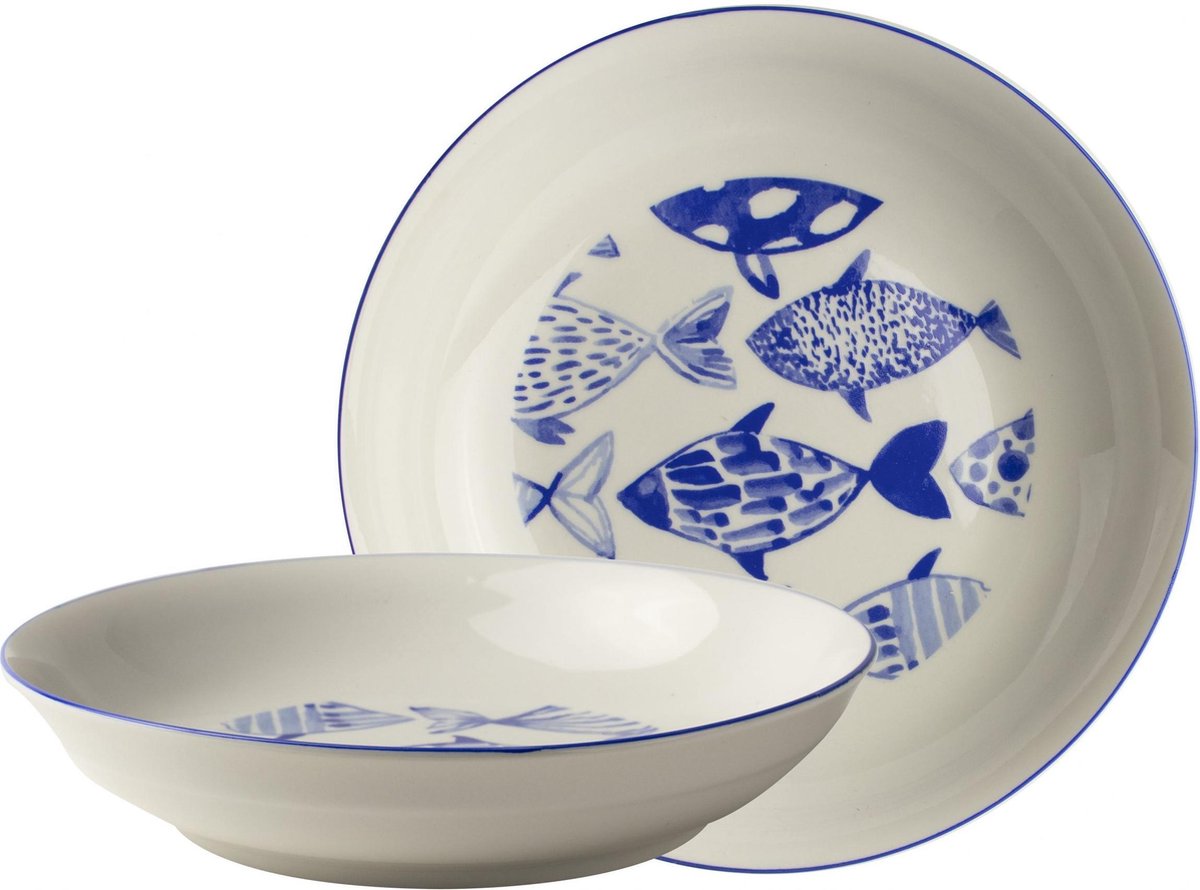 Gusta Schaal M 20cm Nautisch Donkerblauw