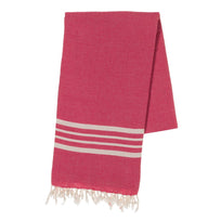 Hamamdoek Krem Sultan Fuchsia 180x100cm