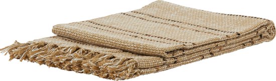 Light&living Plaid 170x130 cm ZIMBARA zand+bruin