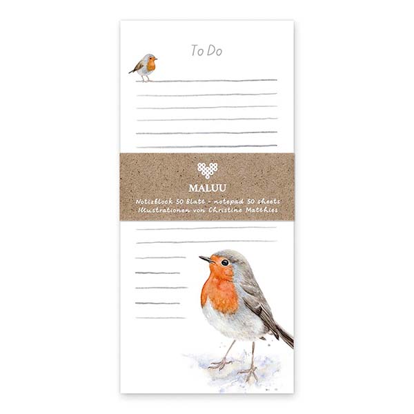 Maluu - Notitieblok - Robin