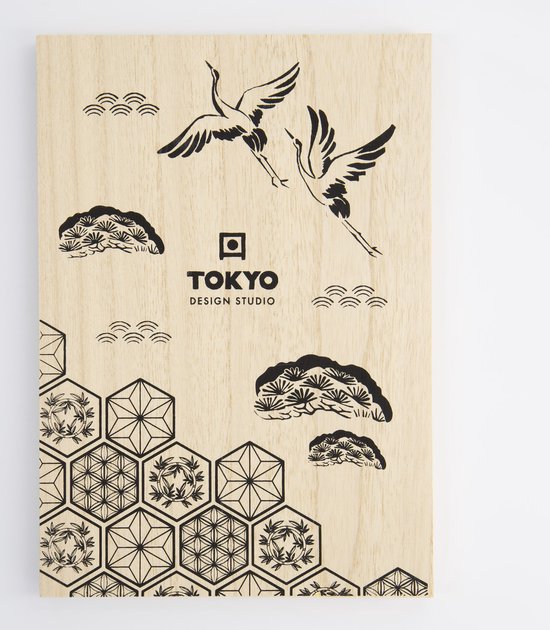 Tokyo Design Studio – eetstokjes – Japan – In Houten Doos - vogel