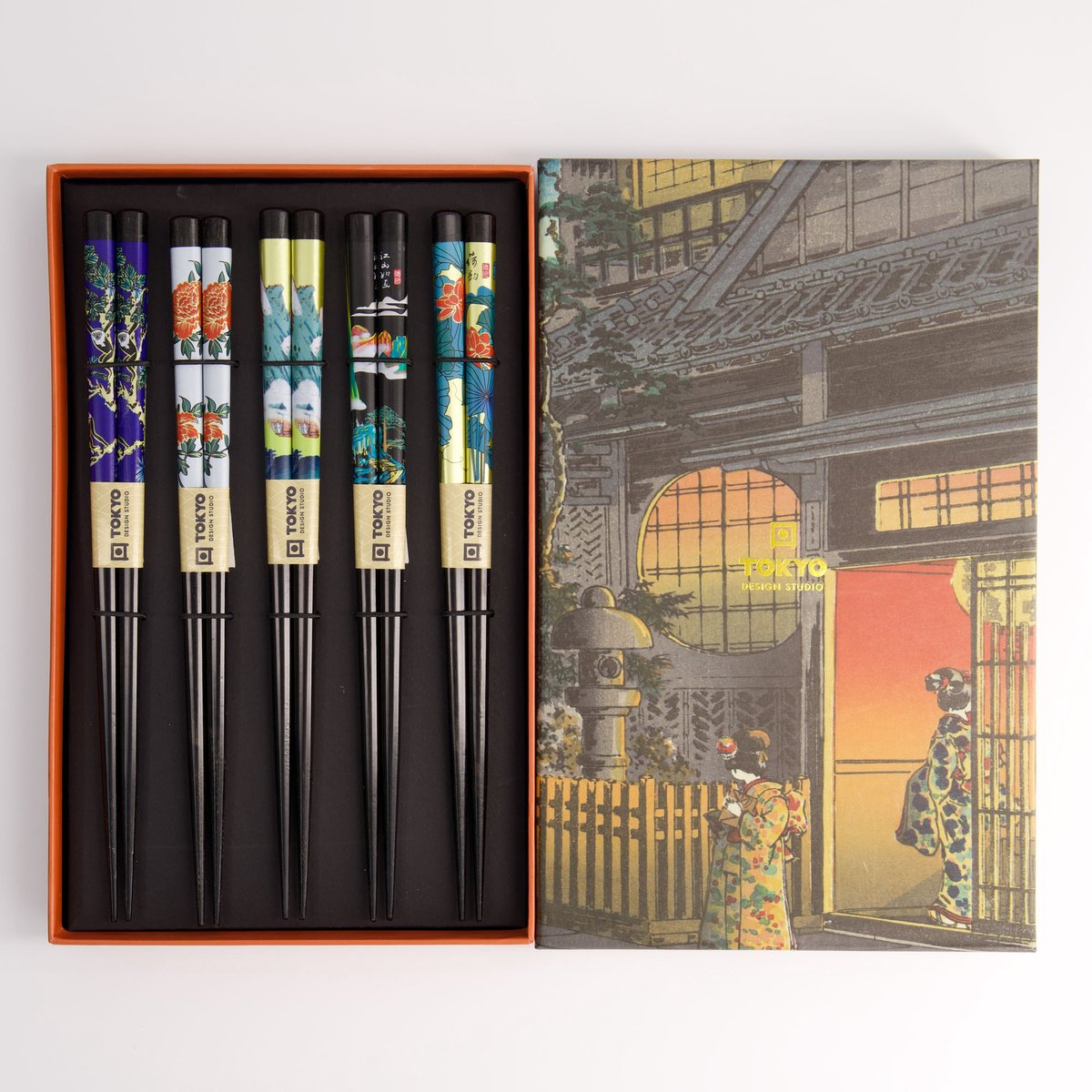 Tokyo Design Studio - Chopstick Set - Eetstokjes - 5 paar - Maiko