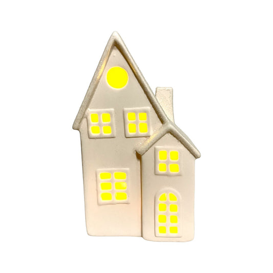 kerst deco huis met ledverlichting