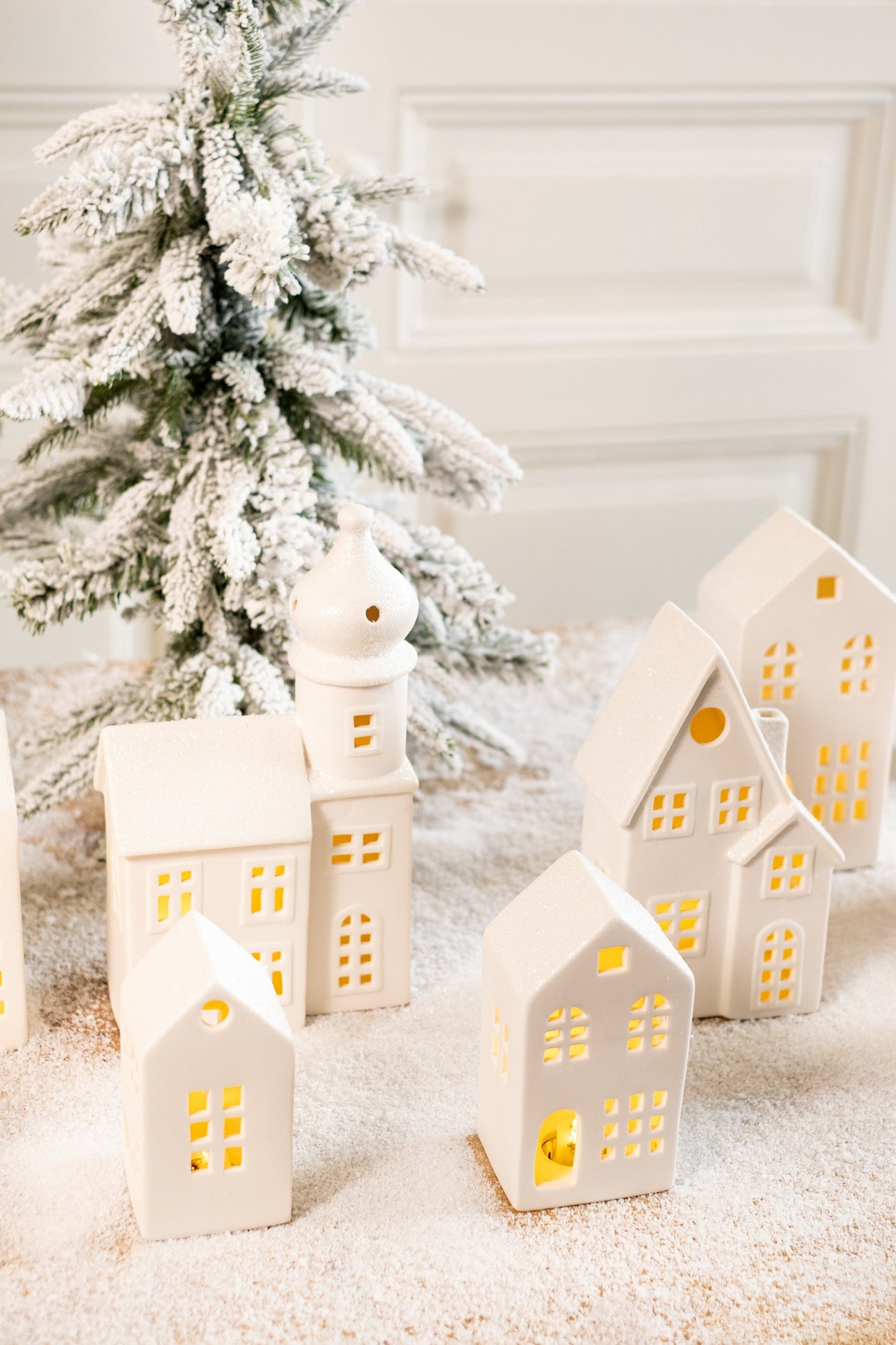 Kerst trapgevel huisje maat l
