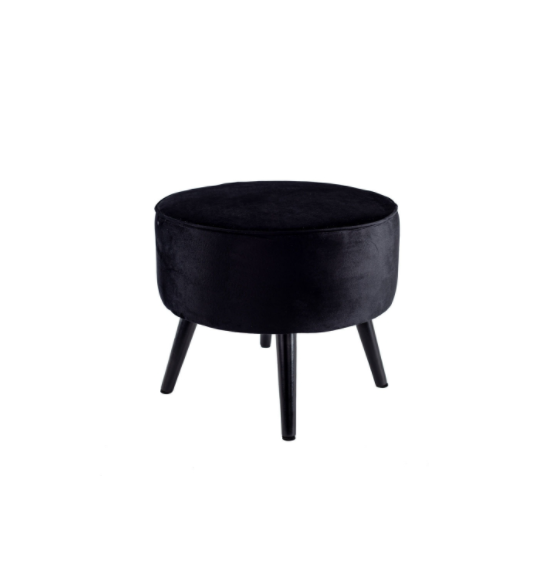 Hocker Rond Zwart