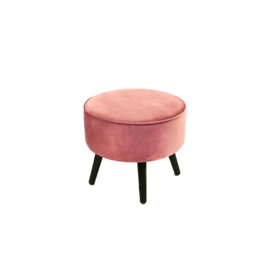 Hocker - rond - roze