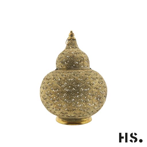 lantaarn Nur - goud - 25x25x33.5 cm