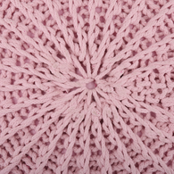 Poef Ramo Ø80 x 35 cm licht roze