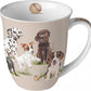 Ambiente-playing puppies mok 400ml
