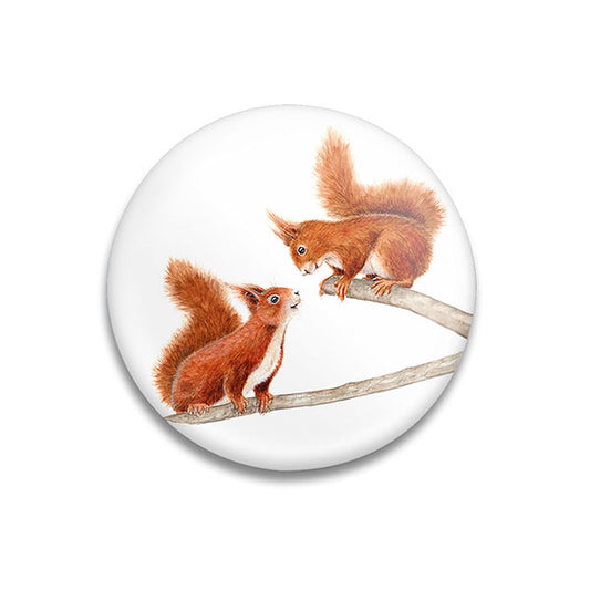 Maluu decoratieve magneet- Squirrel Romance