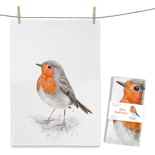 Maluu - theedoek - Robin Roodborst -