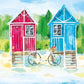 Servetten strandhuisje