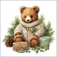 Servetten -Cuddle Bear- 33x33cm