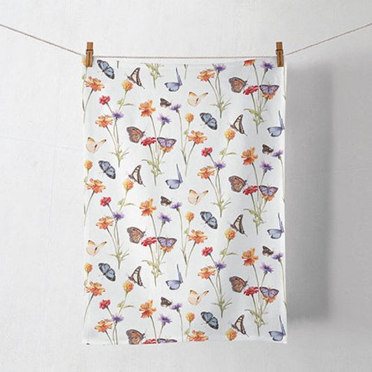 Theedoek - Butterfly- 50x70 cm